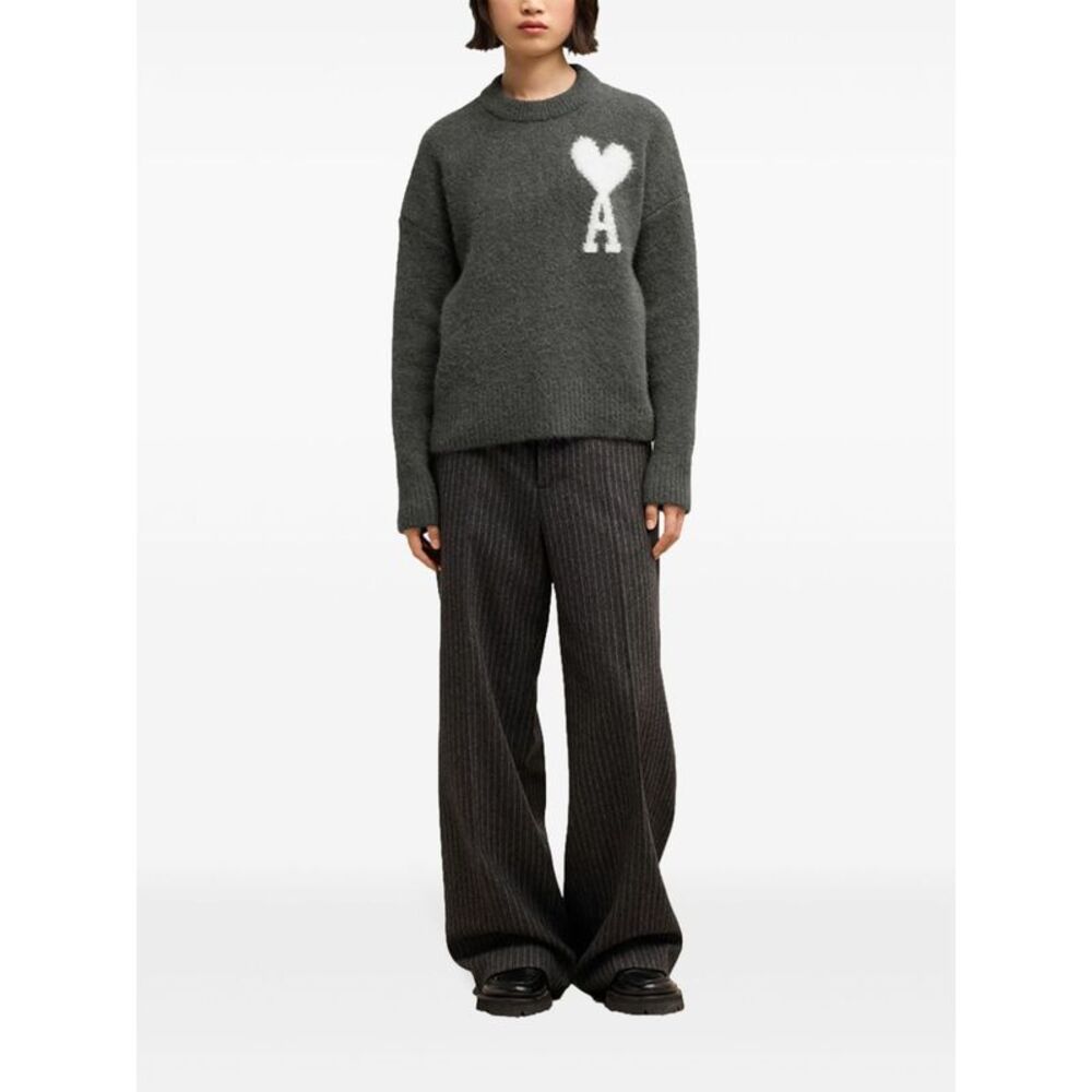 Ami Paris Men Ami De Coeur Wool Sweater - Picture 5 of 7